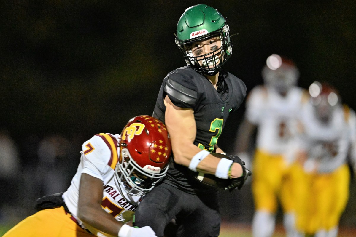 a Central Catholic West Linn 6A Oregon football semifinal November 17 2023 Leon Neuschwander 28